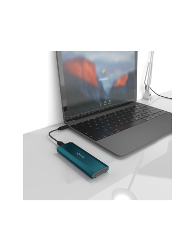 AISENS Caja Externa M.2 (NGFF) ASM2-019BLU SATA/NVMe a Usb3.1 Gen2, Azul