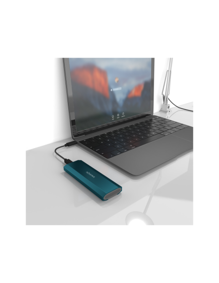 AISENS Caja Externa M.2 (NGFF) ASM2-019BLU SATA/NVMe a Usb3.1 Gen2, Azul