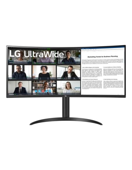 LG 34WR55QK-B pantalla para PC 86,4 cm (34") 3440 x 1440 Pixeles Wide Quad HD Negro