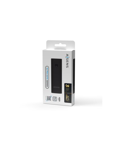 AISENS Caja Externa M.2 (NGFF) ASM2-020B NVMe a USB3.2 GEN2, Negra