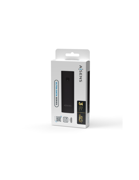 AISENS Caja Externa M.2 (NGFF) ASM2-020B NVMe a USB3.2 GEN2, Negra