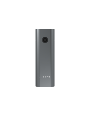 AISENS Caja Externa M.2 (NGFF) ASM2-021GR NVMe a USB3.2 GEN2, Gris