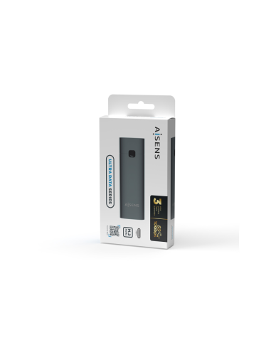 AISENS Caja Externa M.2 (NGFF) ASM2-021GR NVMe a USB3.2 GEN2, Gris