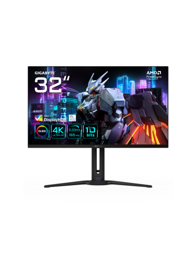 GIGABYTE AORUS FO32U 31,5” Monitor de juegos UHD - 3840 x 2160 (UHD), 165Hz, 0,03ms, 250 cd/m², FreeSync Premium Pro, DisplayHDR
