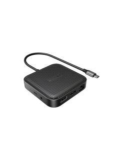 HYPER HD583-GL base para portátil y replicador de puertos Acoplamiento USB 3.2 Gen 1 (3.1 Gen 1) Type-C Negro