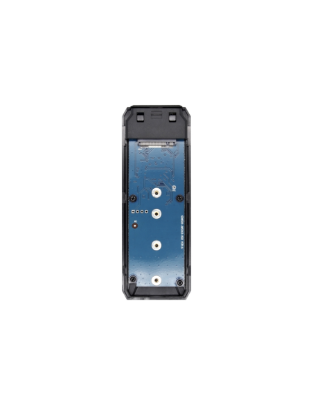 AISENS Caja Externa M.2 (NGFF) RGB Gaming ASM2-RGB013B NVMe a USB3.2 Gen2, Negra