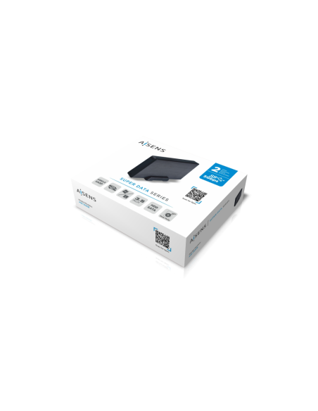 AISENS Caja externa 3,5" ASE-3530B SATA a USB 3.0/USB 3.1 Gen1, Negra
