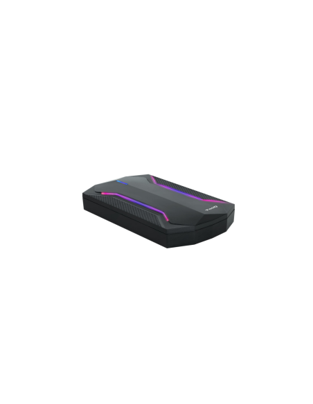 TooQ TQE-2599RGB caja para disco duro externo Carcasa de disco duro/SSD Negro 2.5"