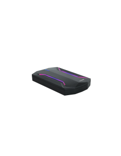 TooQ TQE-2599RGB caja para disco duro externo Carcasa de disco duro/SSD Negro 2.5" 2