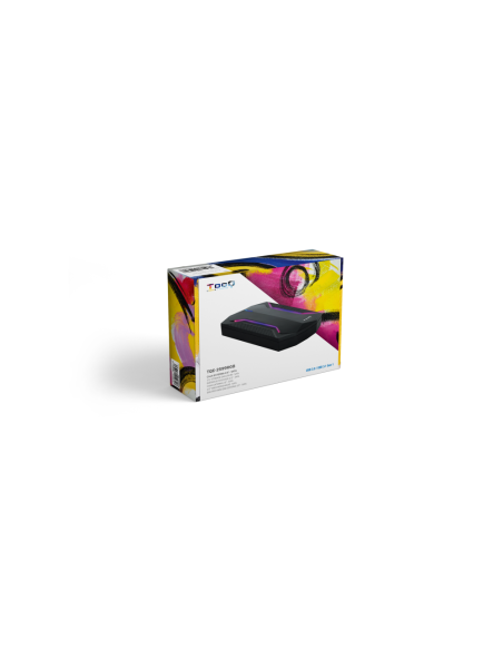 TooQ TQE-2599RGB caja para disco duro externo Carcasa de disco duro/SSD Negro 2.5"