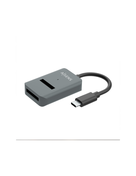 AISENS USB-C Dock M.2 (NGFF) ASUC-M2D012-GR SATA/NVMe A USB3.1 Gen2, Gris