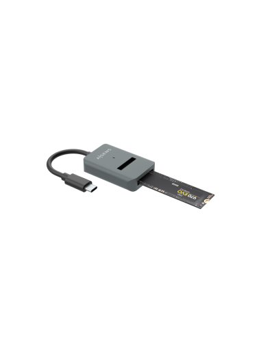 AISENS USB-C Dock M.2 (NGFF) ASUC-M2D012-GR SATA/NVMe A USB3.1 Gen2, Gris