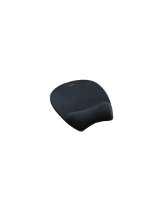 TooQ Alfombrilla para ratón ergonómica con reposamuñecas de Espuma Viscoelástica, Negro