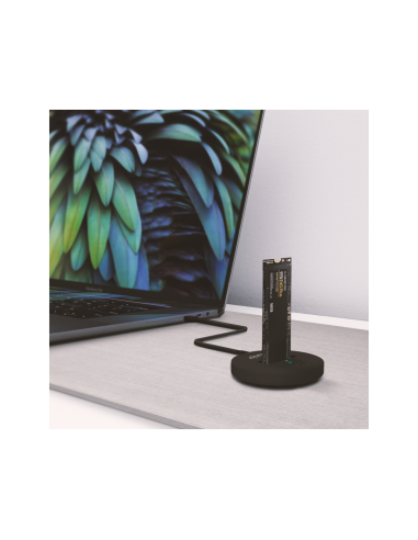 AISENS USB-C Dock M.2 (NGFF) ASUC-M2D013-BK SATA/NVMe A USB3.1 Gen2, Negra