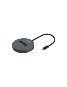 AISENS USB-C Dock M.2 (NGFF) ASUC-M2D014-GR SATA/NVMe A USB3.1 Gen2, Gris 2