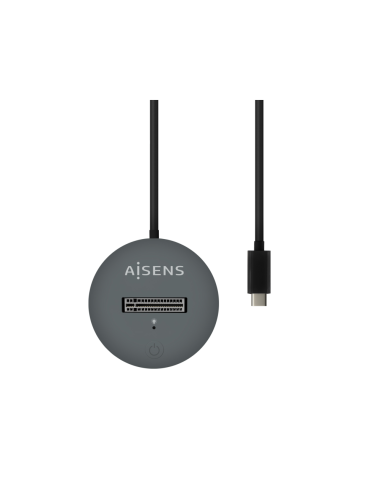AISENS USB-C Dock M.2 (NGFF) ASUC-M2D014-GR SATA/NVMe A USB3.1 Gen2, Gris