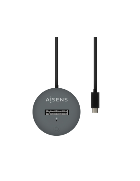 AISENS USB-C Dock M.2 (NGFF) ASUC-M2D014-GR SATA/NVMe A USB3.1 Gen2, Gris