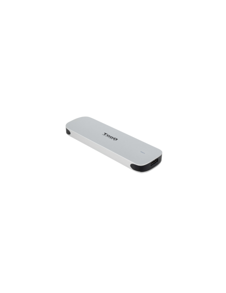 TooQ Caja Externa para SSD M.2 NGFF, Plata