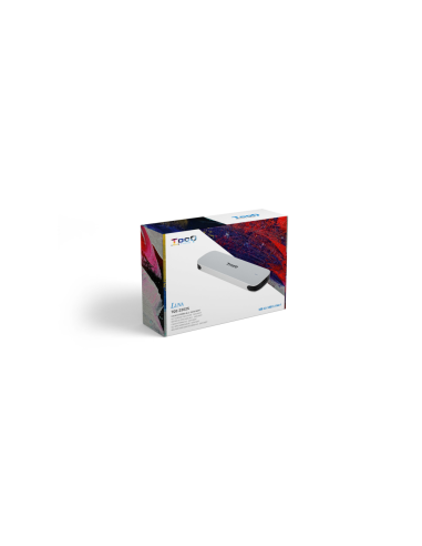 TooQ Caja Externa para SSD M.2 NGFF, Plata