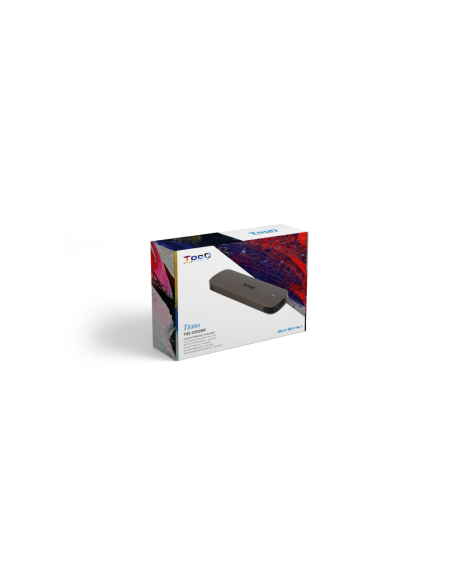 TooQ Caja Externa para SSD M.2 NGFF, Marrón