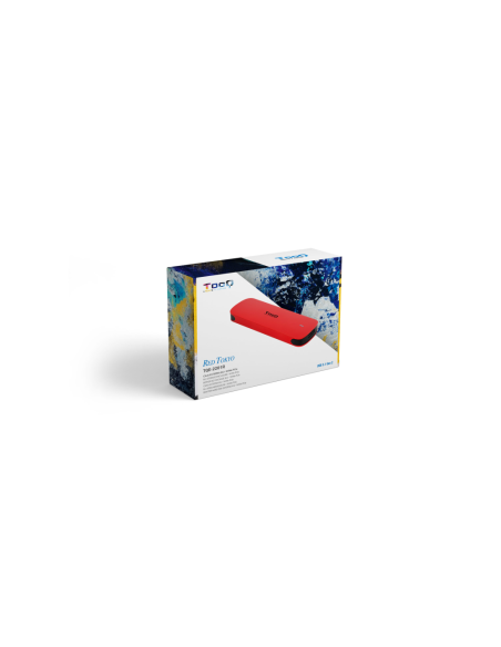 TooQ Caja externa para SSD M.2 NVMe, Rojo