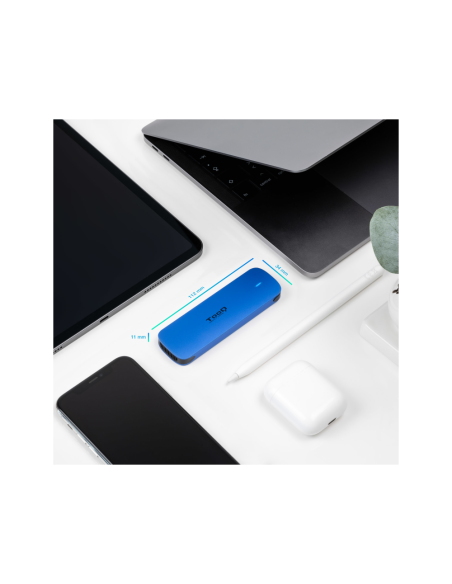 TooQ Caja externa para SSD M.2 NVMe, Azul