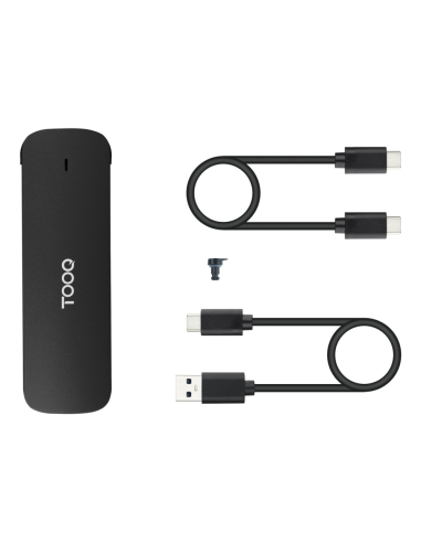 TooQ Caja Externa para SSD M.2 NVMe, Negro