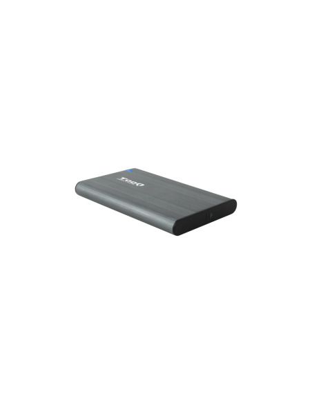 TooQ Caja Externa para Discos de 2,5” HDD/SSD, Gris
