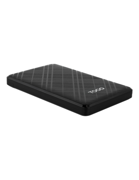 TooQ Caja Externa para Discos de 2,5” HDD/SSD, Negro