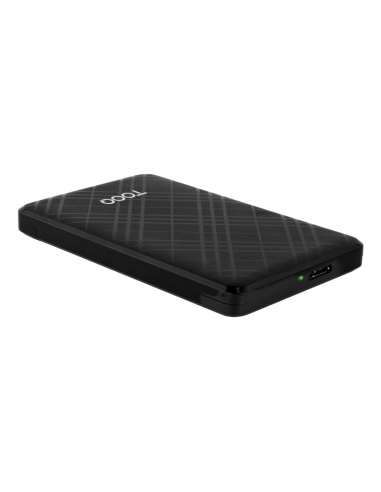 TooQ Caja Externa para Discos de 2,5” HDD/SSD, Negro