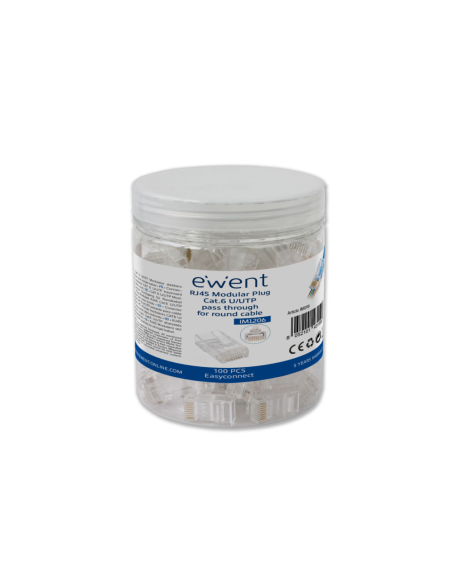 Ewent IM1206 conector RJ-45 Transparente