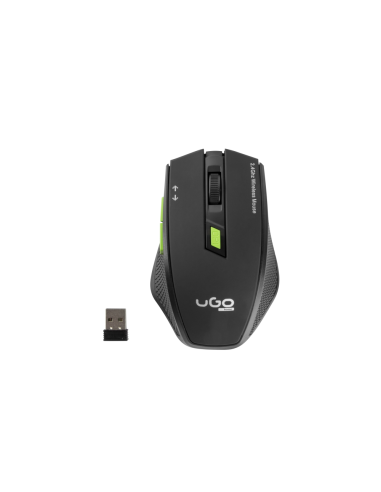 uGo MY-04 ratón Oficina mano derecha RF inalámbrico Óptico 1800 DPI