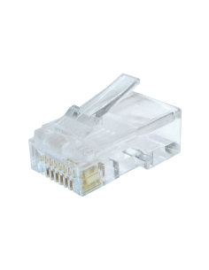 Gembird LC-8P8C-002/100 conector RJ-45 Transparente