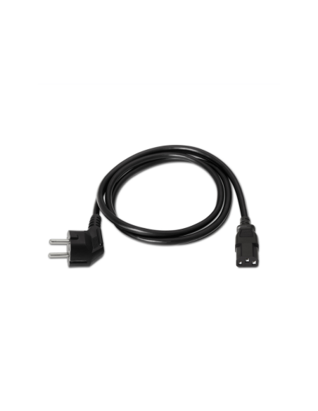 AISENS A132-0170 cable de transmisión Negro 10 m CEE7/7 C13 acoplador