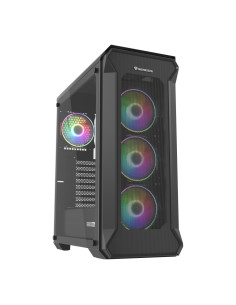 GENESIS Irid 505 ARGB Midi Tower Negro, Transparente 2