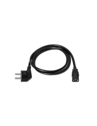 AISENS A132-0168 cable de transmisión Negro 3 m CEE7/7 C13 acoplador