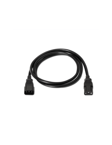 AISENS A132-0171 cable de transmisión Negro 1,5 m C13 acoplador C14 acoplador