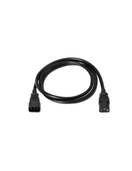 AISENS A132-0171 cable de transmisión Negro 1,5 m C13 acoplador C14 acoplador