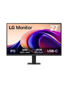 LG 27'' QHD Monitor pantalla para PC 68,6 cm (27") 2560 x 1440 Pixeles Quad HD Negro