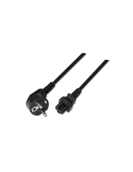 AISENS A132-0172 cable de transmisión Negro 1,5 m CEE7/7 C5 acoplador