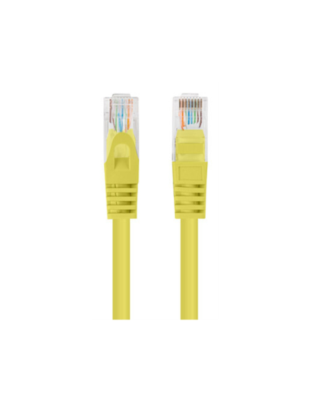 Lanberg PCU6-10CC-0750-Y cable de red Amarillo 7,5 m Cat6 U/UTP (UTP)