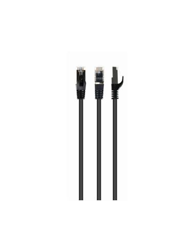 Gembird PP6A-LSZHCU-BK-0.25M cable de red Negro 0,25 m Cat6a S/FTP (S-STP)