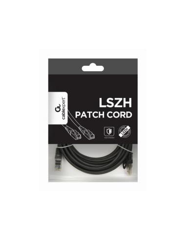 Gembird PP6A-LSZHCU-BK-5M cable de red Negro Cat6a S/FTP (S-STP)