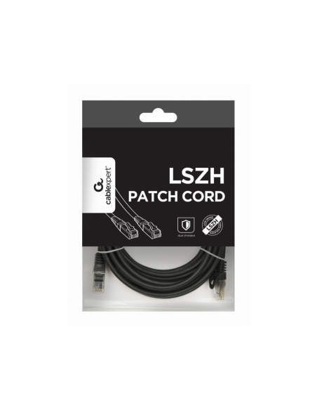 Gembird PP6A-LSZHCU-BK-5M cable de red Negro Cat6a S/FTP (S-STP)