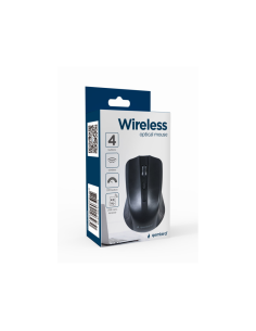Gembird MUSW-4B-04 ratón Oficina Ambidextro RF inalámbrico Óptico 1600 DPI
