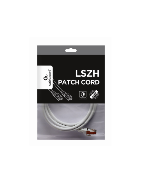 Gembird PP6A-LSZHCU-W-2M cable de red Blanco Cat6a S/FTP (S-STP)