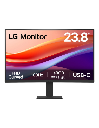 LG 24U421A-B pantalla para PC 60,5 cm (23.8") 1920 x 1080 Pixeles Full HD LED Negro