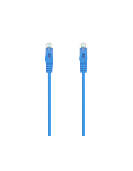 AISENS Cable de Red Latiguillo RJ45 LSZH Cat.6A 500 Mhz UTP AWG24, Azul, 2.0M