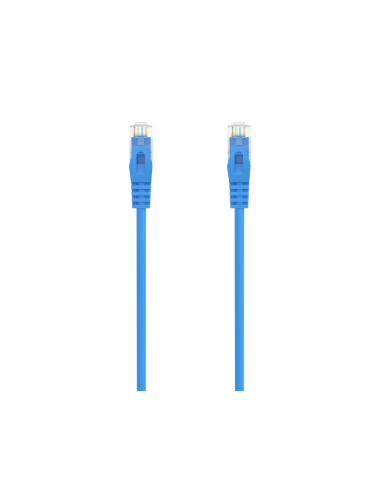 AISENS Cable de Red Latiguillo RJ45 LSZH Cat.6A 500 Mhz UTP AWG24, Azul, 2.0M