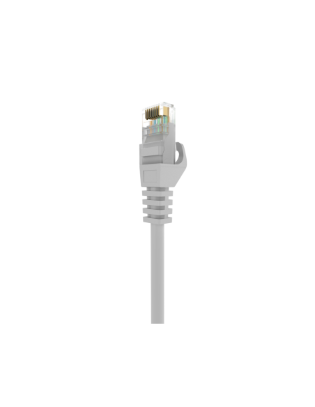 AISENS Cable de Red Latiguillo RJ45 LSZH Cat.6A 500 Mhz UTP AWG24, Gris, 20M